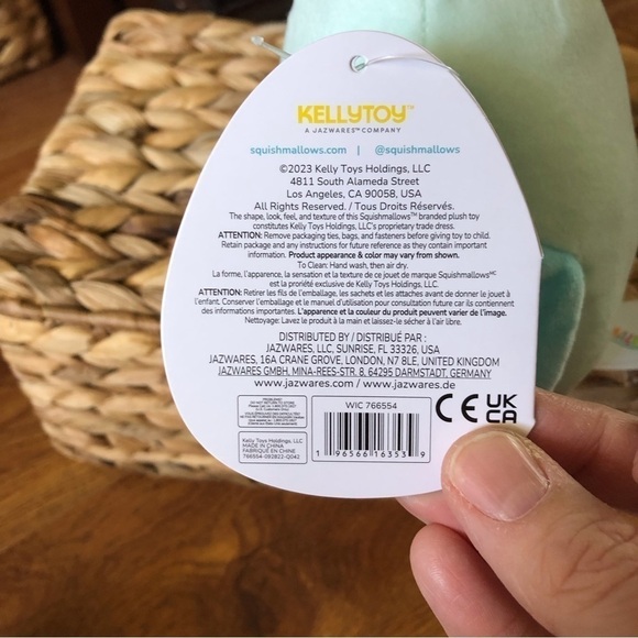 Squishmallows Giles the blue grasshopper in 5” - Picture 7 of 7